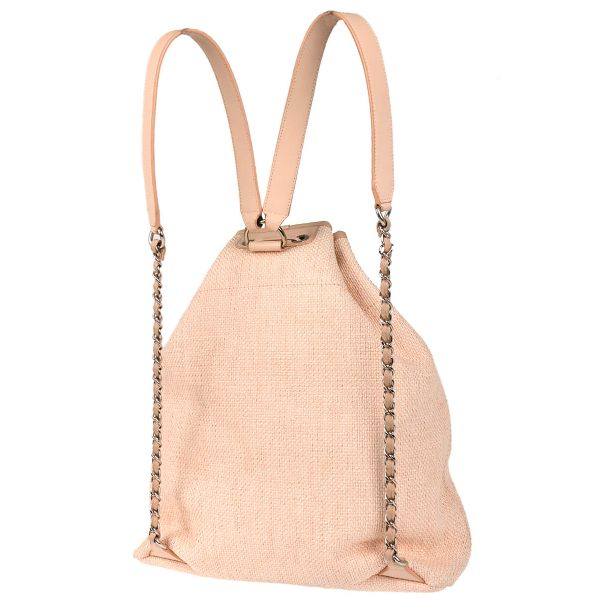 Chanel 2017 Pink Deauville Bucket Backpack