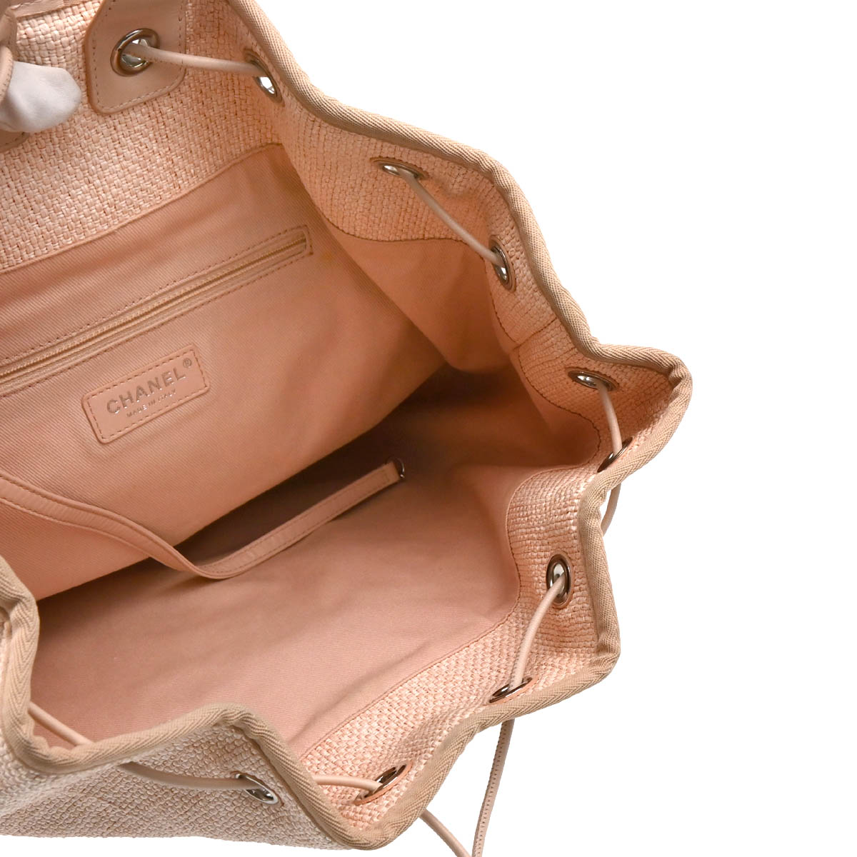 Chanel 2017 Pink Deauville Bucket Backpack