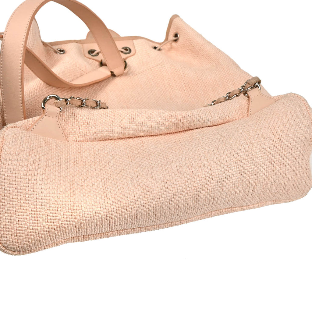 Chanel 2017 Pink Deauville Bucket Backpack
