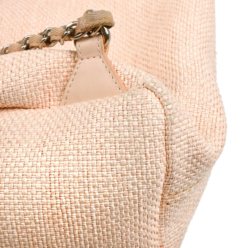 Chanel 2017 Pink Deauville Bucket Backpack