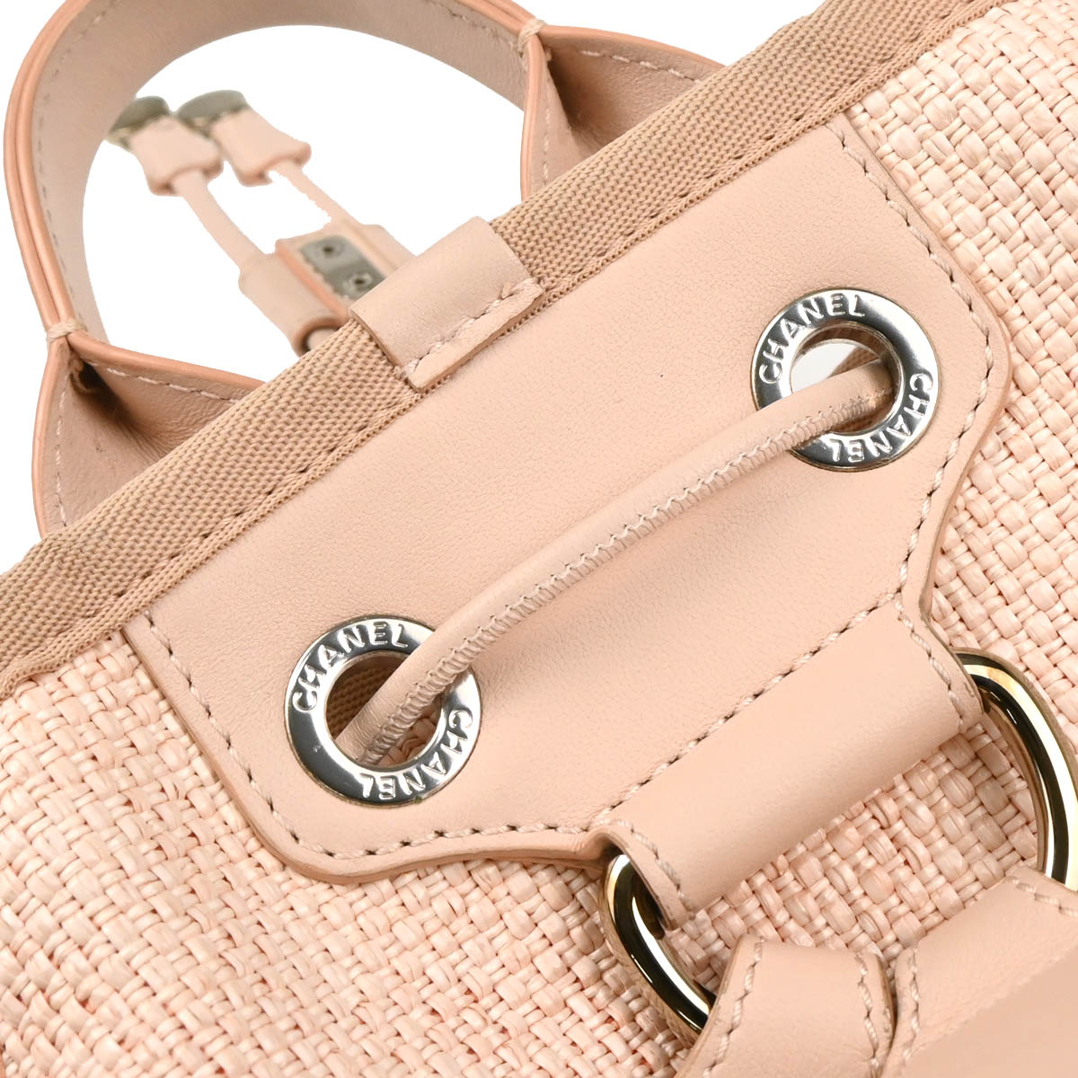 Chanel 2017 Pink Deauville Bucket Backpack