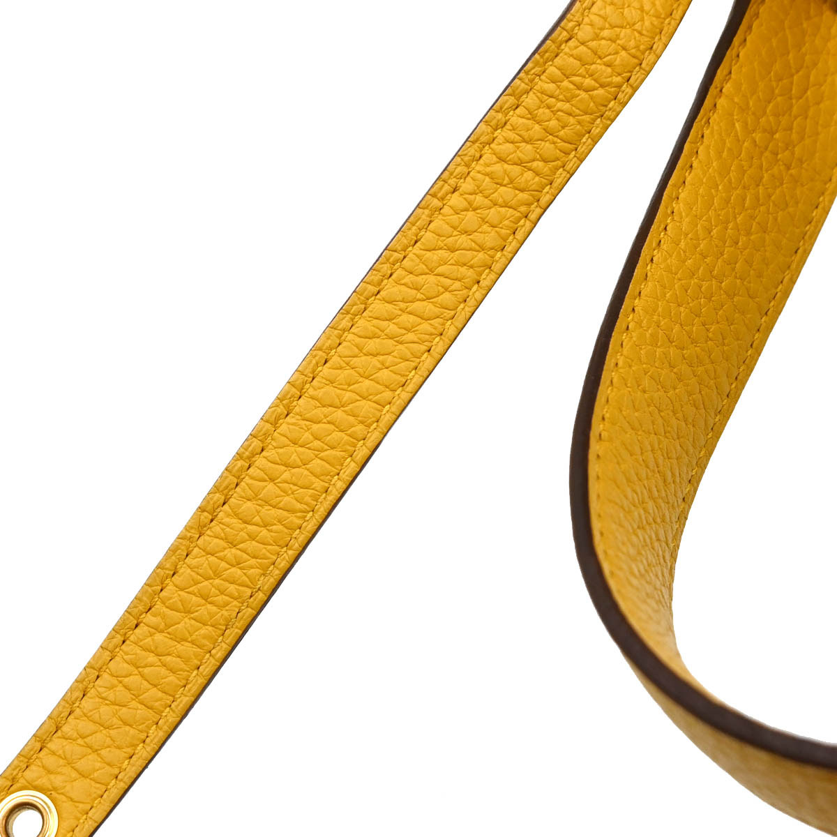 Hermes 2019 Jaune Taurillon Clemence Picotin Lock 22 MM Handbag
