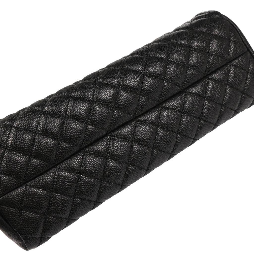 Chanel 2012-2013 Black Caviar Medium Mademoiselle Bowling Bag