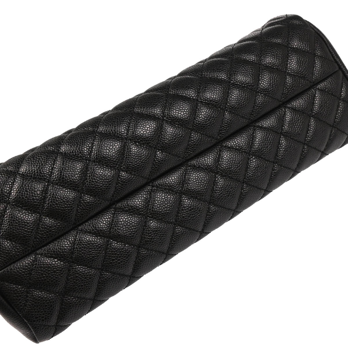 Chanel 2012-2013 Black Caviar Medium Mademoiselle Bowling Bag