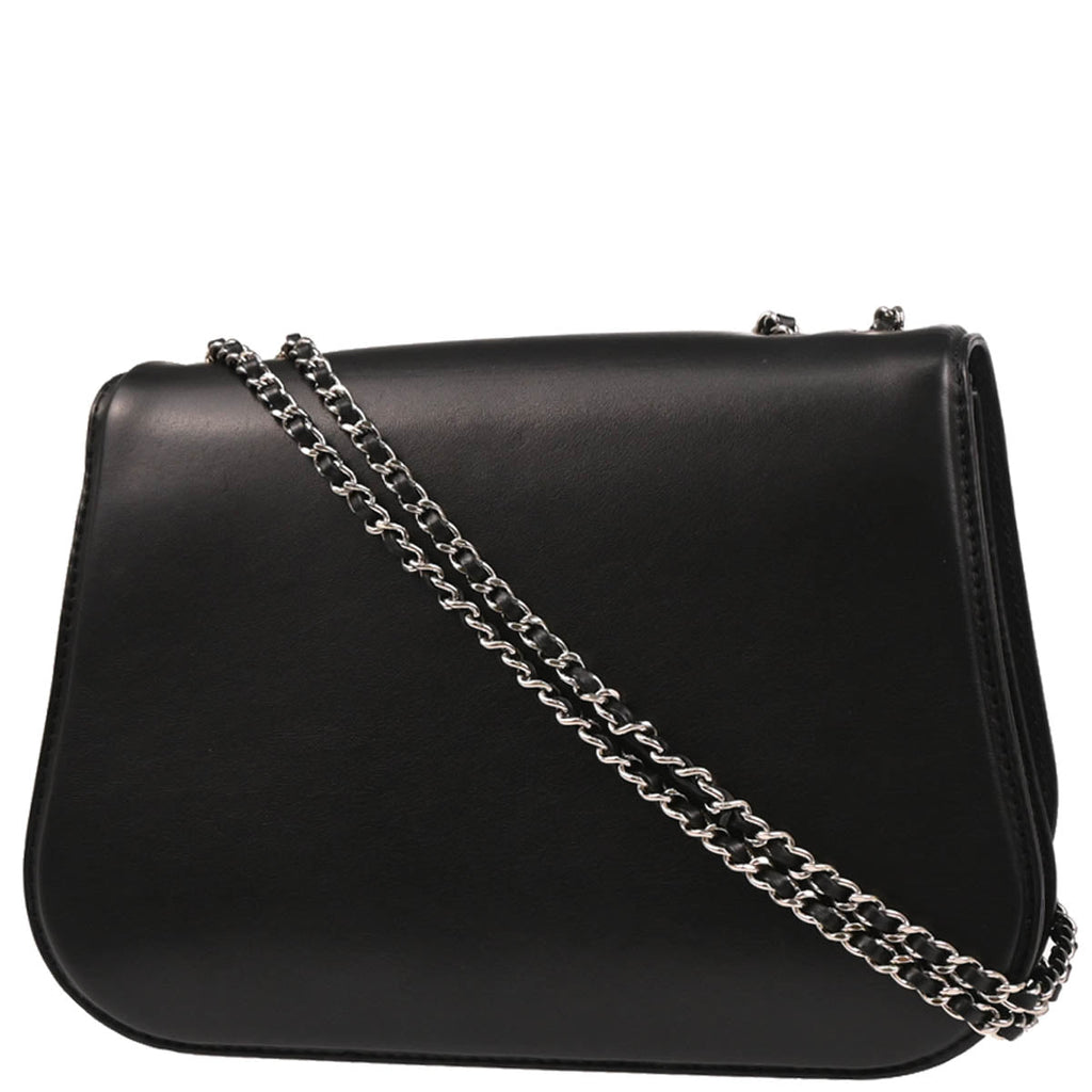 Chanel 2017-2018 Black Calfskin Braided Chic Flap Bag Shoulder Bag