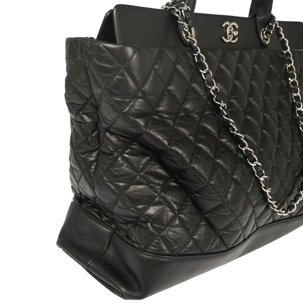 Chanel 2011 Black Calfskin Portobello Tote Bag