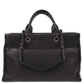 Chanel 2016-2017 Black Caviar 2way Shoulder Handbag