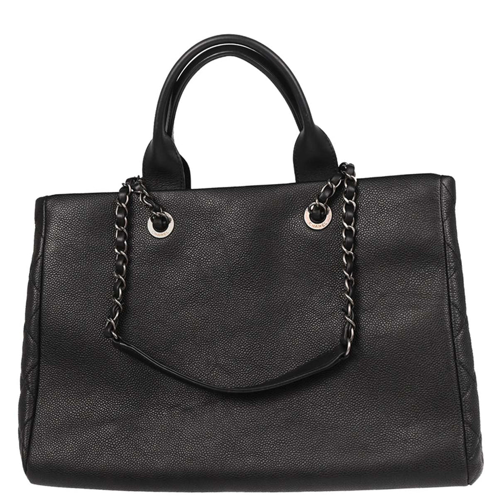 Chanel 2016-2017 Black Caviar 2way Shoulder Handbag