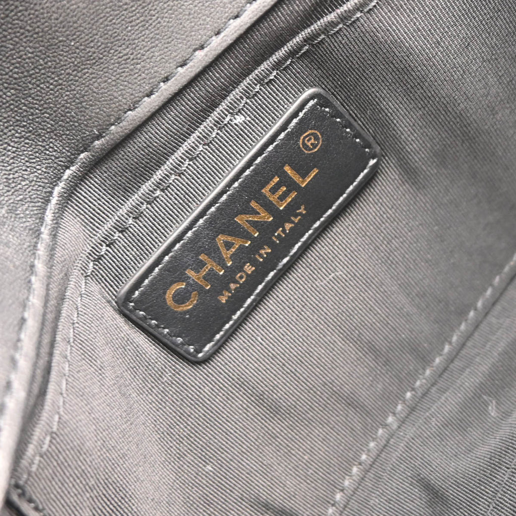 Chanel 2019 Black Lambskin Side Packs Shoulder Bag