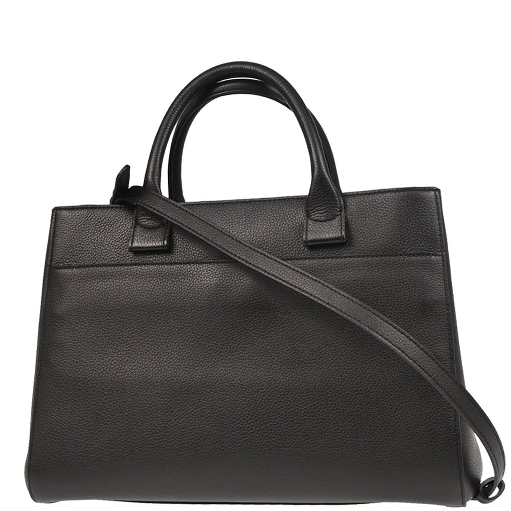Chanel 2017 Black Calfksin Neo Executive Tote