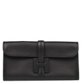 Hermes 2018 Black Swift Jige Elan 29 Clutch Handbag