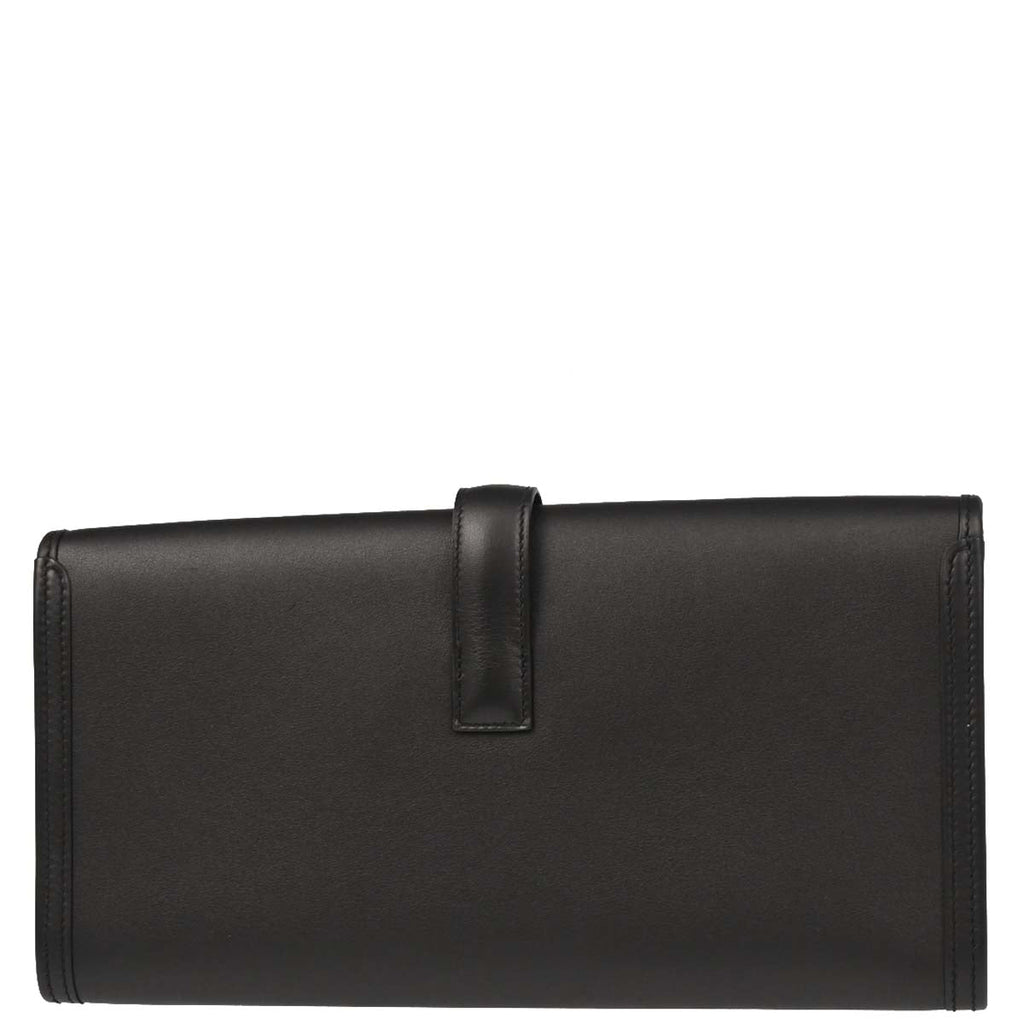 Hermes 2018 Black Swift Jige Elan 29 Clutch Handbag