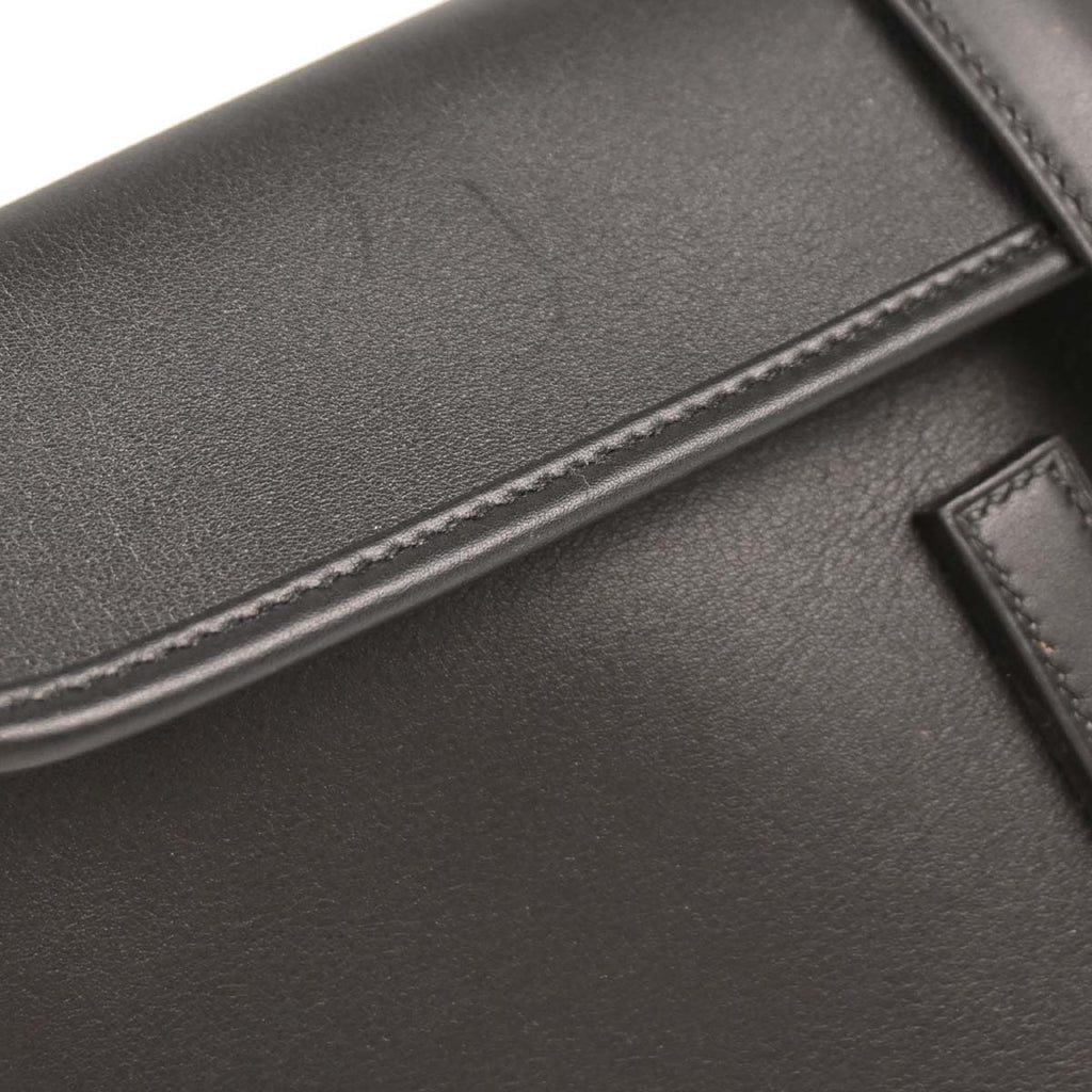 Hermes 2018 Black Swift Jige Elan 29 Clutch Handbag