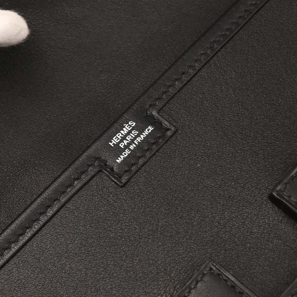 Hermes 2018 Black Swift Jige Elan 29 Clutch Handbag