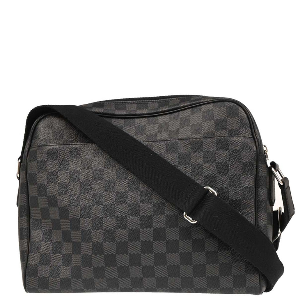 Louis Vuitton 2017 Damier Graphite Dayton MM Crossbody Bag N41409