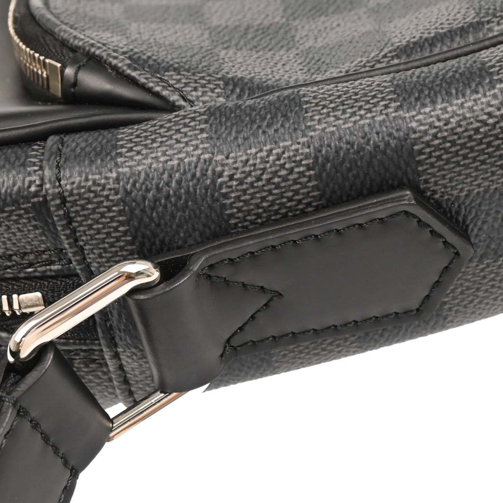 Louis Vuitton 2017 Damier Graphite Dayton MM Crossbody Bag N41409