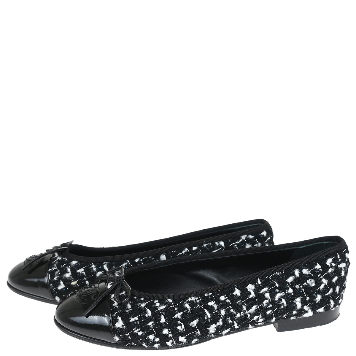 Chanel * Tweed Flat Ballerinas #37C