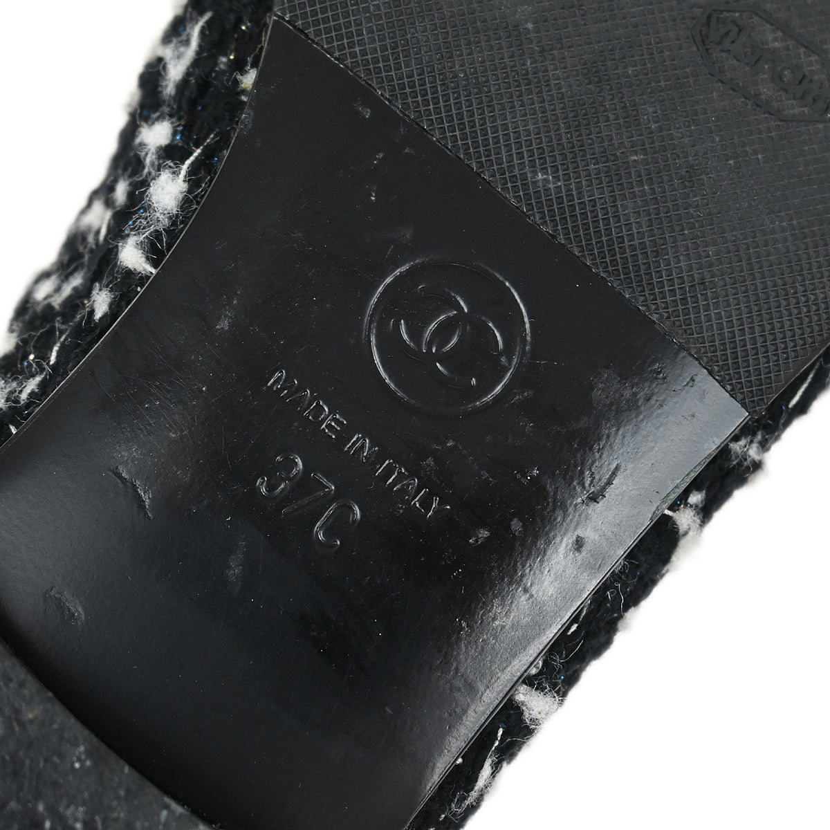Chanel * Tweed Flat Ballerinas #37C