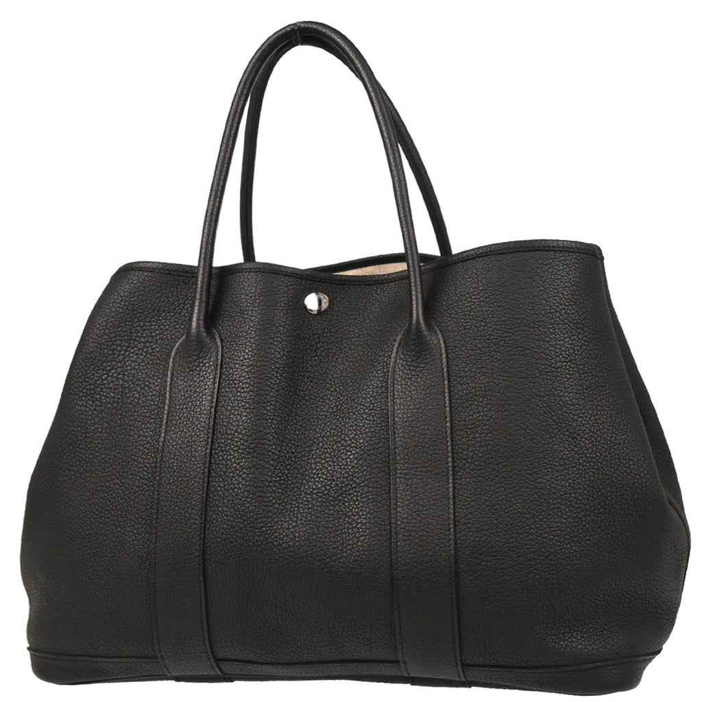 Hermes 2011 Black Negonda Garden Party 36 PM Tote Handbag