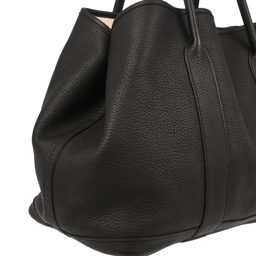 Hermes 2011 Black Negonda Garden Party 36 PM Tote Handbag