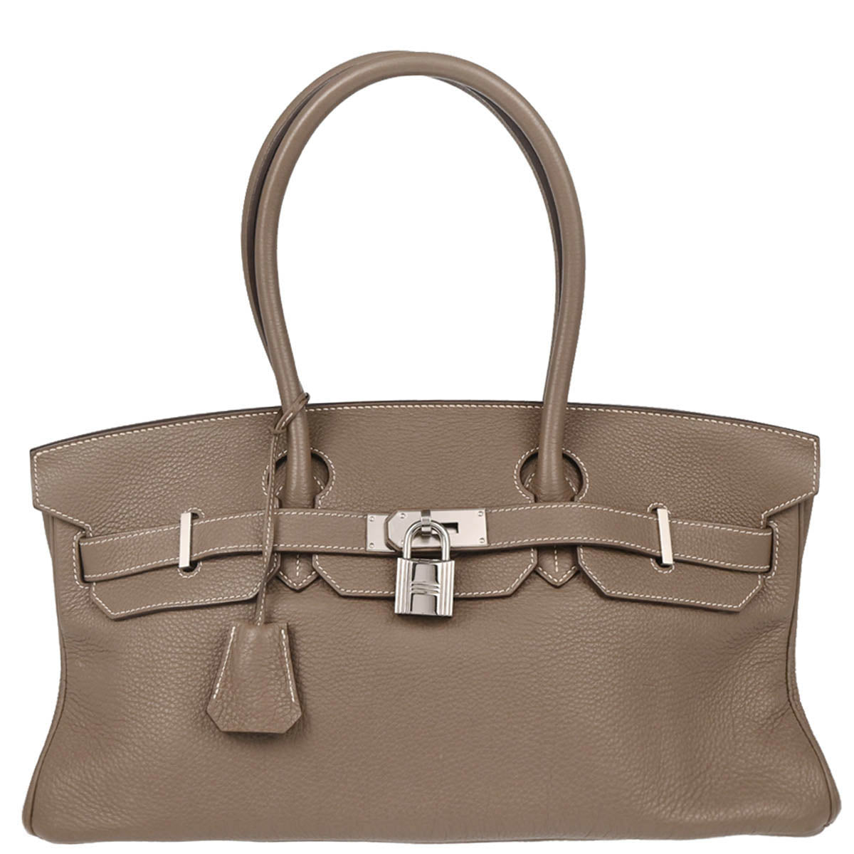 Hermes 2010 Etoupe Clemence JPG Shoulder Birkin