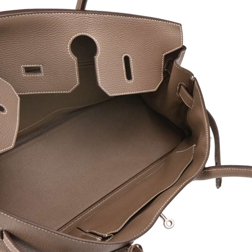 Hermes 2010 Etoupe Clemence JPG Shoulder Birkin