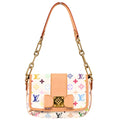 Louis Vuitton 2010 White Monogram Multicolor Patty Chain Handbag M40305