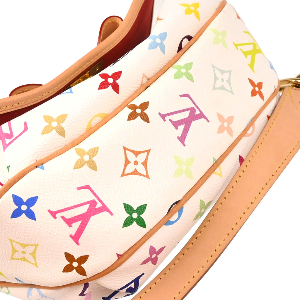 Louis Vuitton 2010 White Monogram Multicolor Patty Chain Handbag M40305