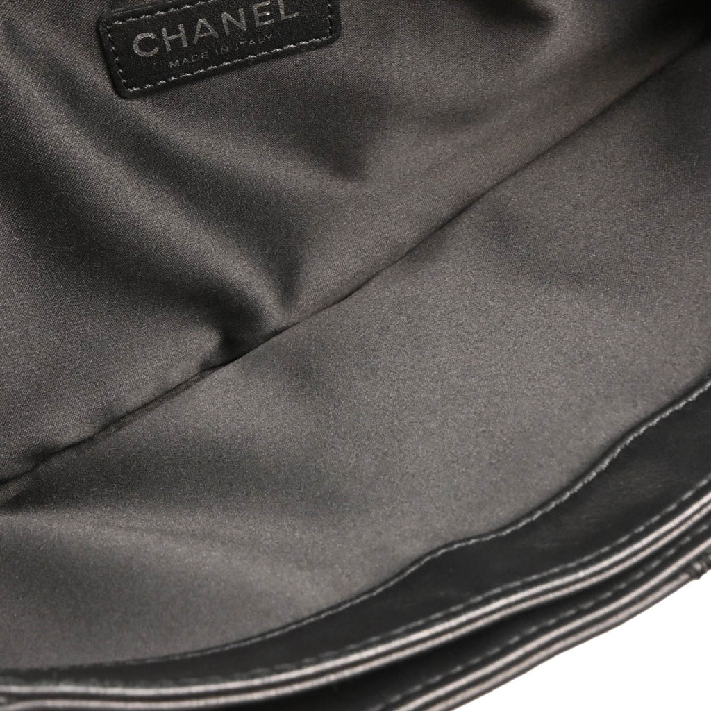 Chanel 2010-2011 Black Calfskin Ultra Stitch Shoulder Bag
