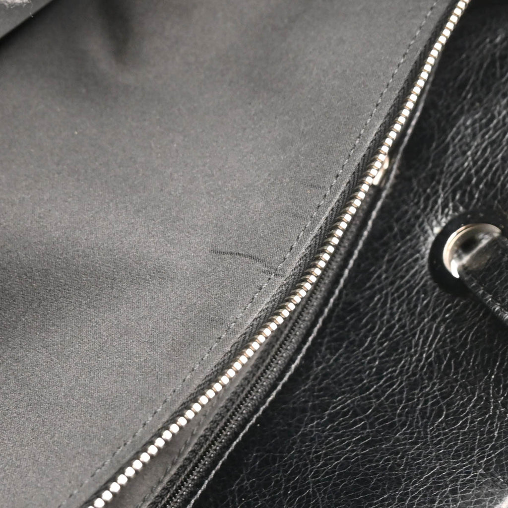 Chanel 2010-2011 Black Calfskin Tote Handbag