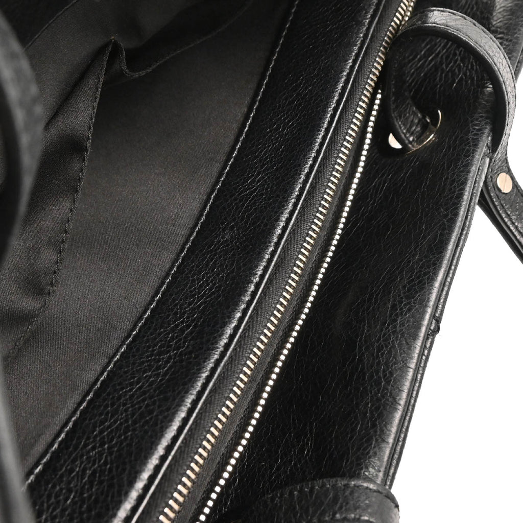 Chanel 2010-2011 Black Calfskin Tote Handbag