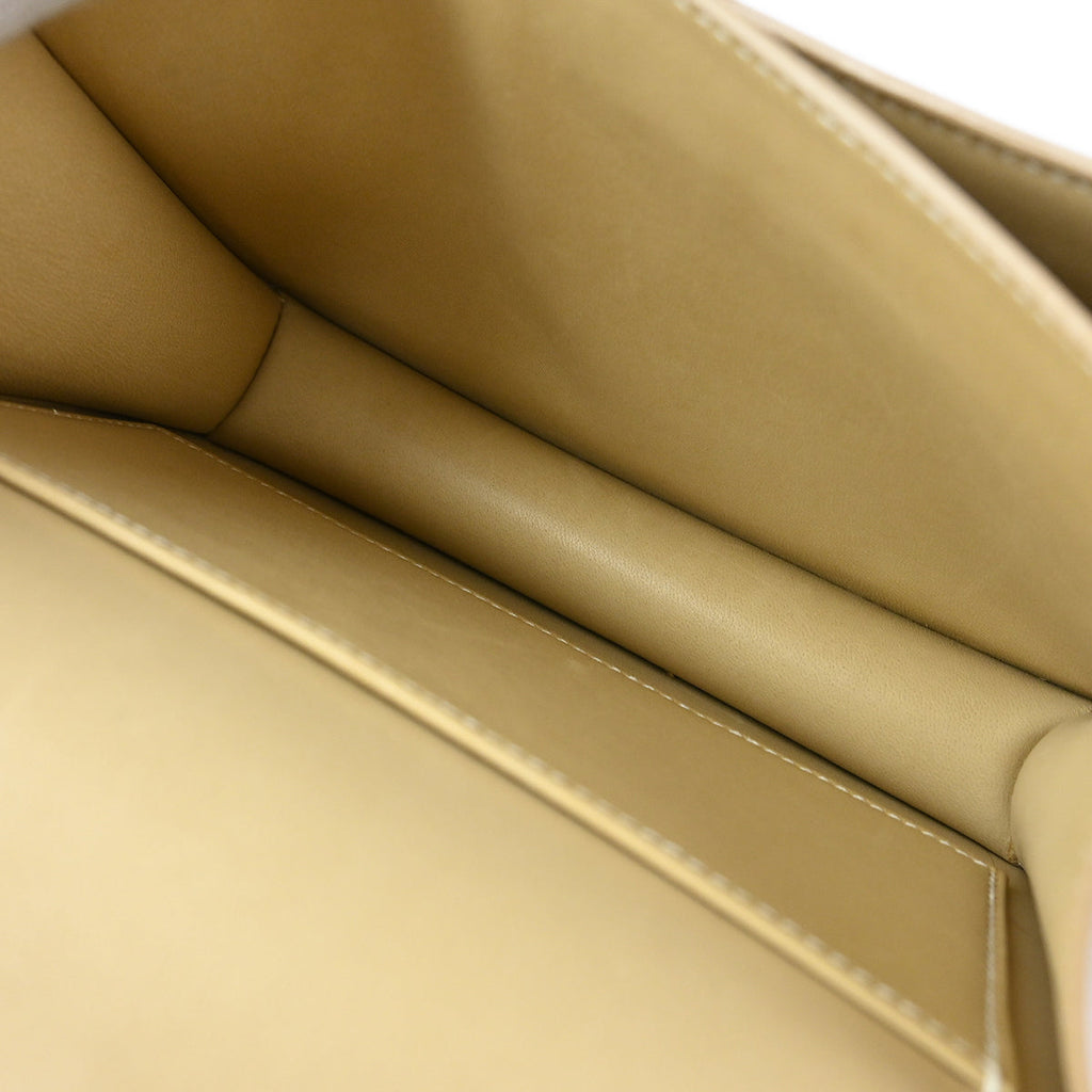 Hermes 2011 Beige Box Calf Mini Constance 18 Shoulder Bag