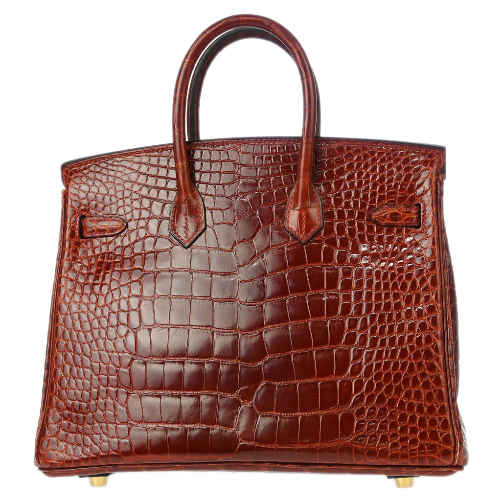 Hermes 2013* Rouge H Alligator Birkin 25 Handbag