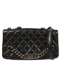 Chanel 2014-2015 Black Calfskin Shoulder Bag