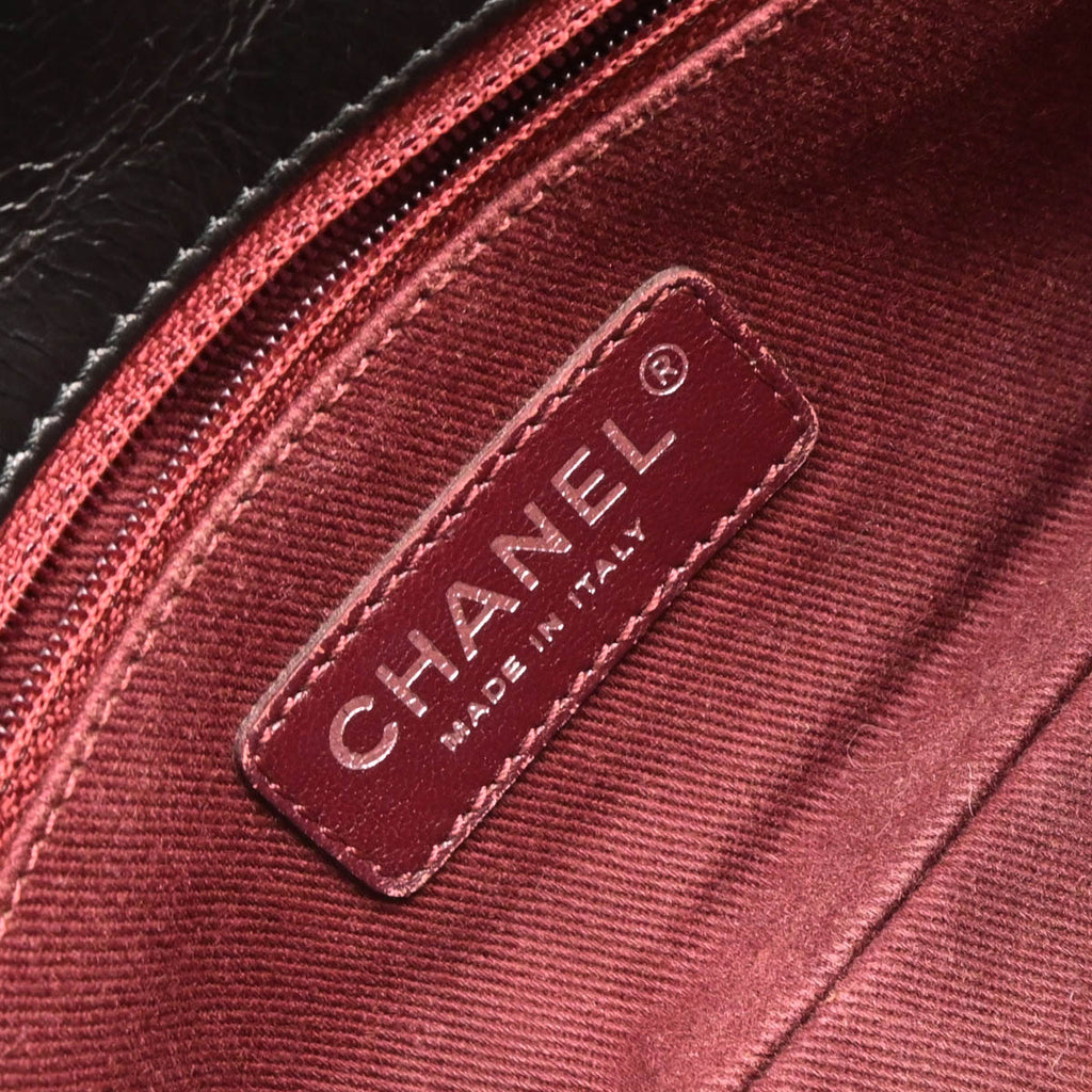 Chanel 2014-2015 Black Calfskin Shoulder Bag