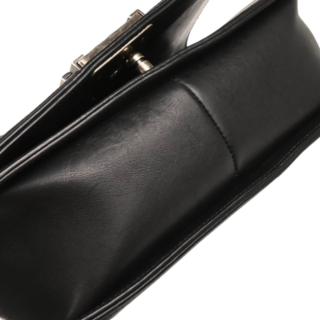 Boy Chanel 2014 Black Calfskin Medium Shoulder Bag