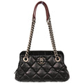 Chanel 2013-2014 Black Calfskin Shoulder Bag