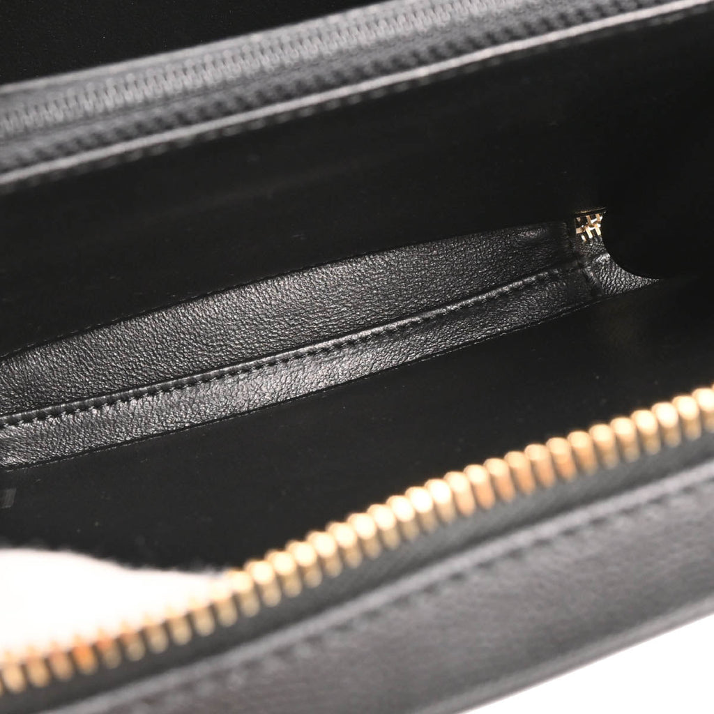 Chanel 2018 Black Caviar Filigree Vanity 2way Handbag