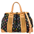 Louis Vuitton 2010 Black Multicolor Courtney GM Handbag M40261