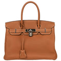 Hermes 2010 Gold Togo Birkin 30 Handbag