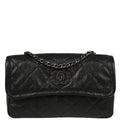 Chanel 2014-2015 Black Caviar Shoulder Bag