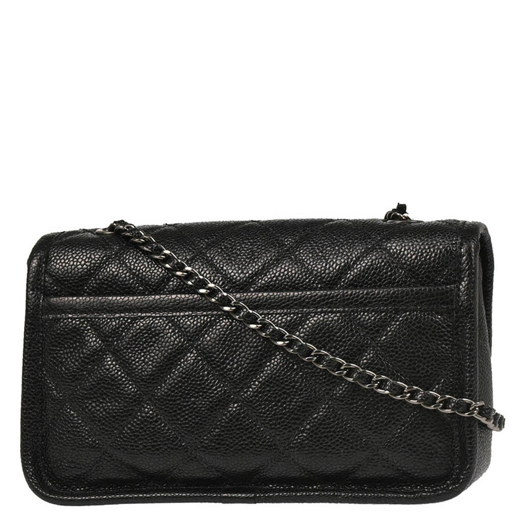 Chanel 2014-2015 Black Caviar Shoulder Bag