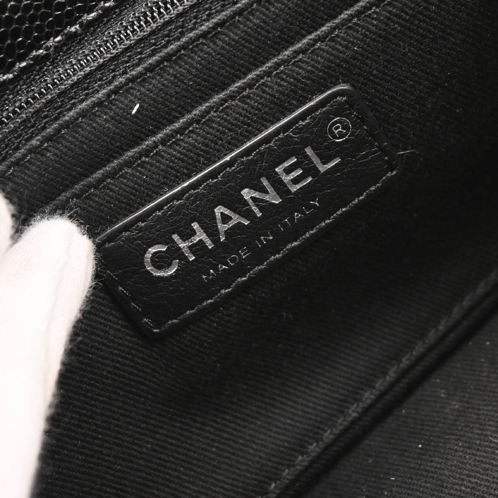 Chanel 2014-2015 Black Caviar Shoulder Bag