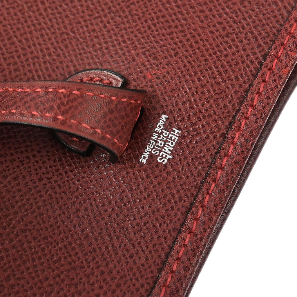 Hermes 2011 Rouge H Epsom Evelyne TPM Shoulder Bag