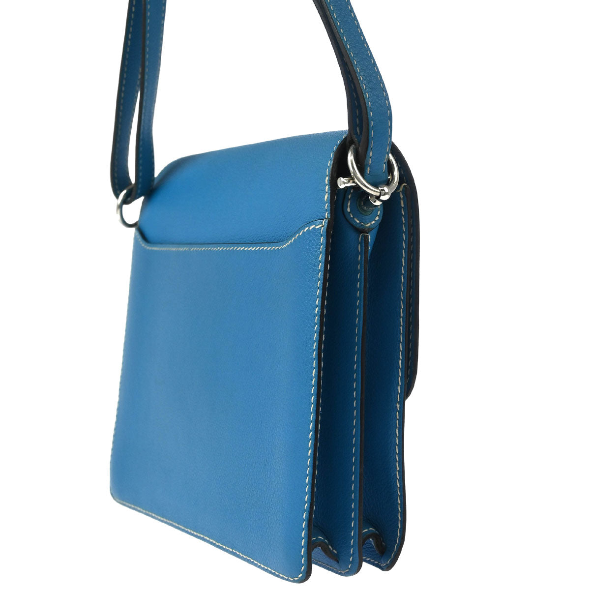 Hermes 2017 Blue Zanzibar Evercolor Roulis 23 Shoulder Bag