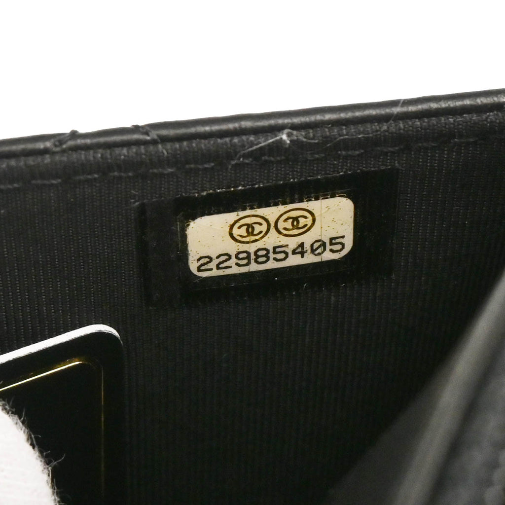 Chanel 2016-2017 Black Lambskin Classic WOC Wallet On Chain