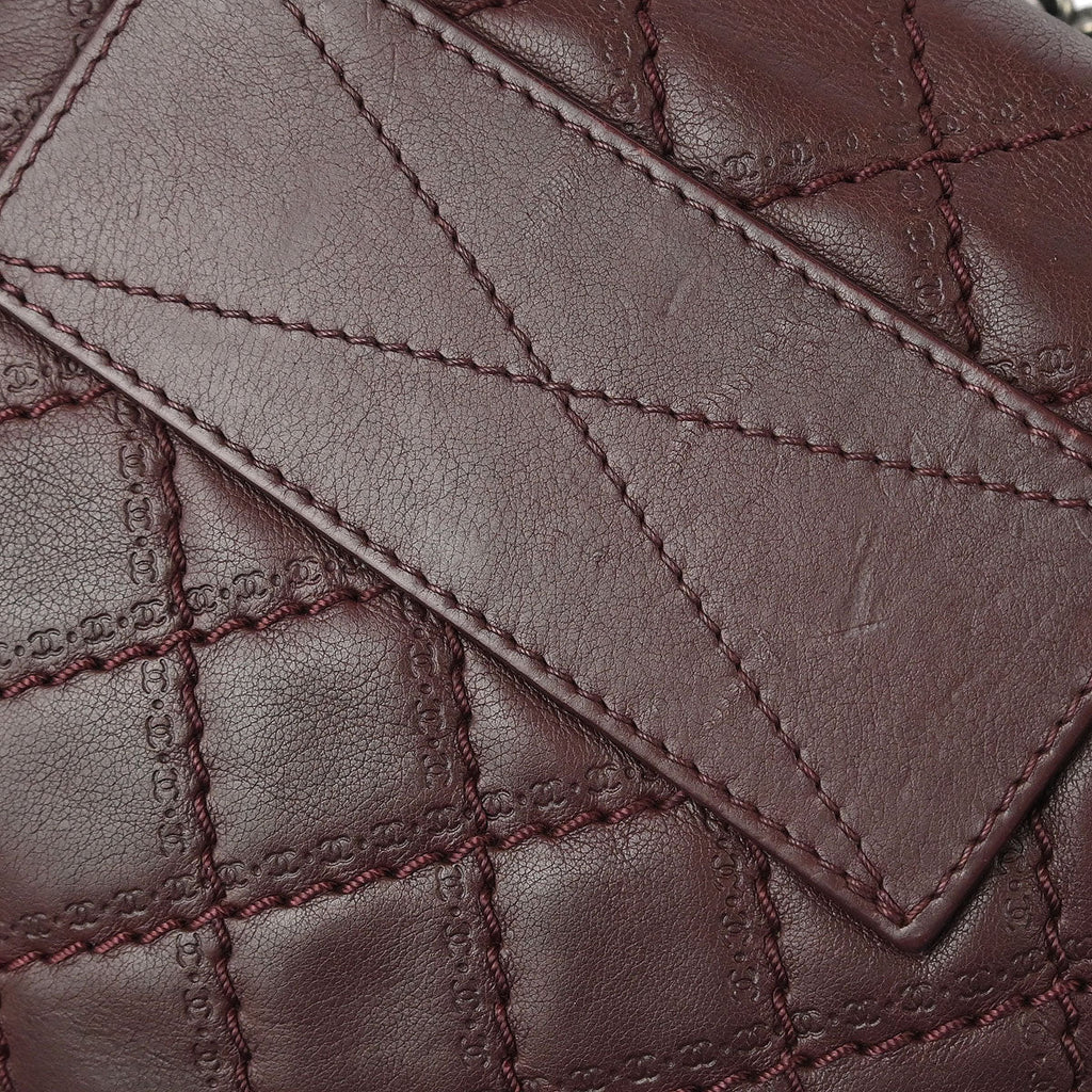 Chanel 2013-2014 Brown Calfskin Coco Sporran Fringe Shoulder Bag