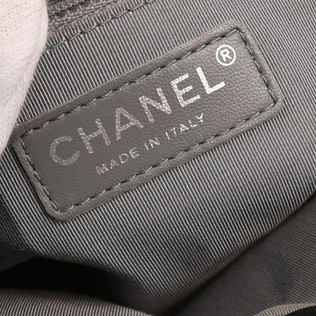 Chanel 2013-2014 Black Calfskin Chain Around Shoulder Bag