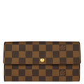 Louis Vuitton 2010 Damier Portefeuille Sarah Wallet N61734