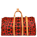 Louis Vuitton 2012 Pumpkin Dot Keepall Bandouliere 55 Duffle Bag M40695